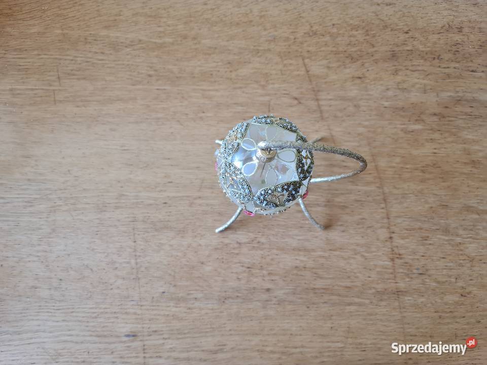 Szklana zdobiona bombka dekoracyjna jojo Warszawa sprzedam