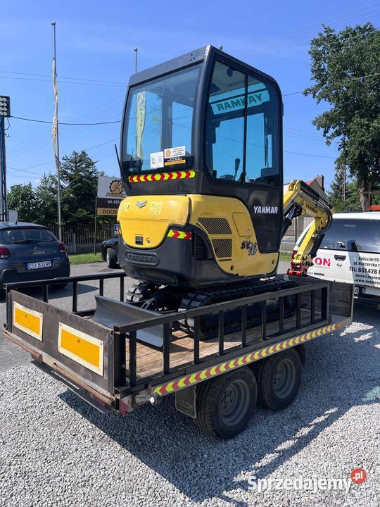 Mini koparka YANMAR SV16 z 2018r 4 łyżki Złoczew sprzedam