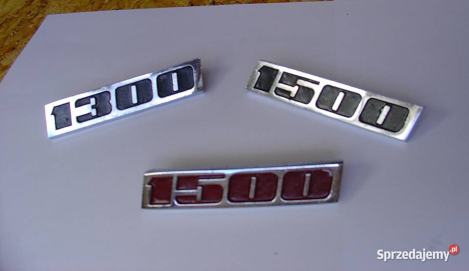 Emblemat 1500 i 1300 do Fiata 125 oryginalny Emblematy Emblematy Łódź
