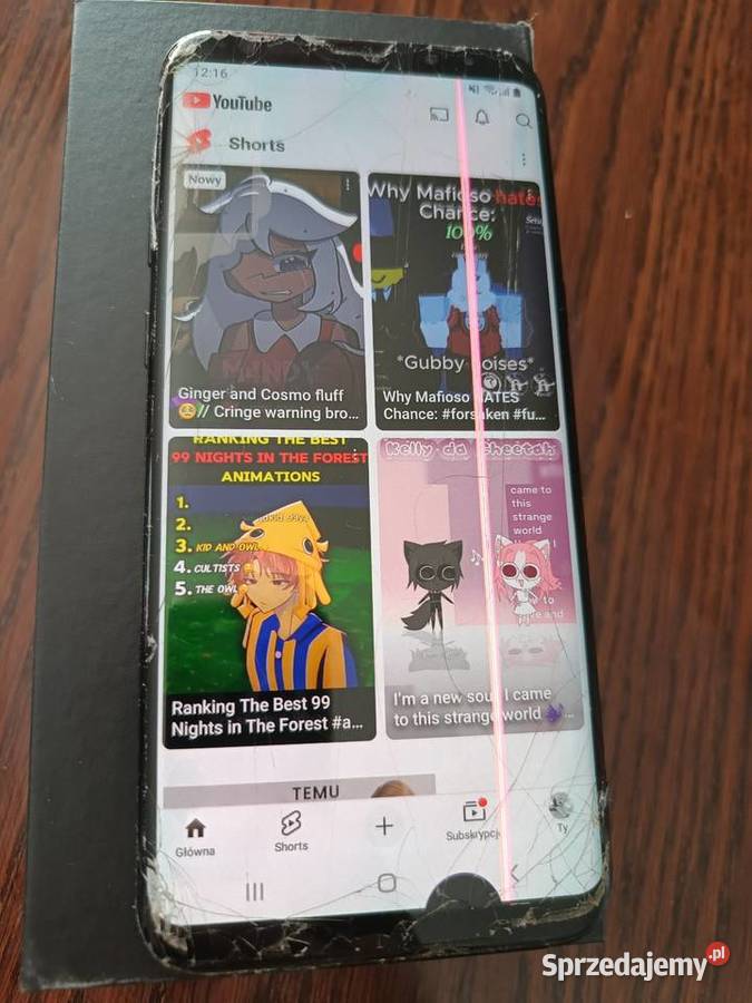 Samsung Galaxy S8 SMG955F Uszkodzony Na części Lipowica