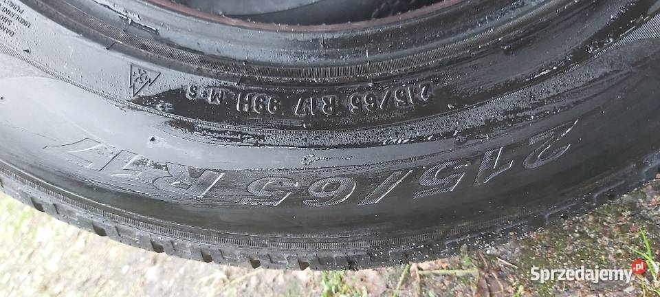 2 Opony zimowe 215x65x17 Pirelli kujawsko-pomorskie Bydgoszcz sprzedam