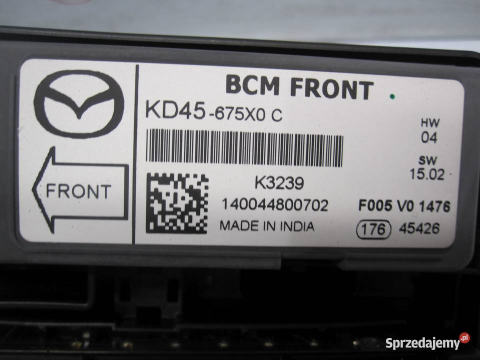 MAZDA 3 III 14r skrzynka bezpieczników Skrzynki bezpieczników sprzedam