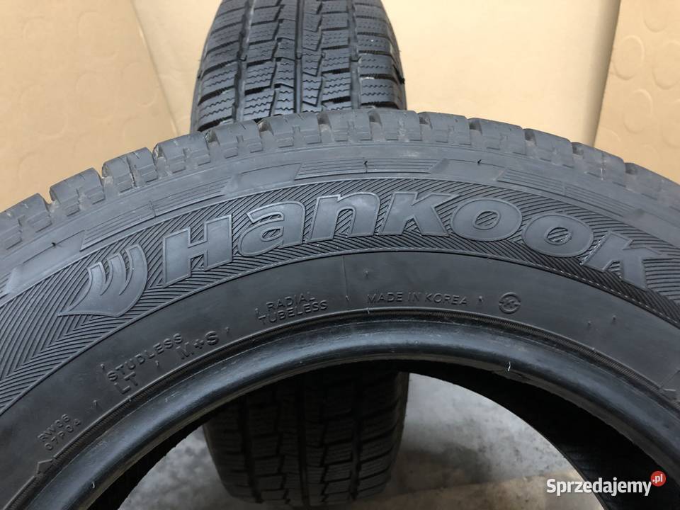 2x OPONY 21565 R16C 106104T Hankook Winter RW06 Gostyń sprzedam