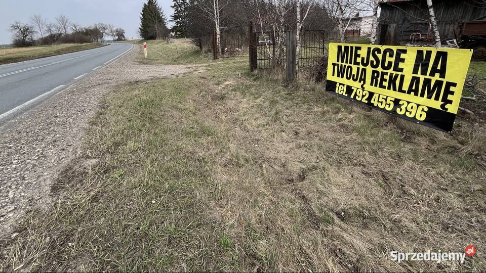 Miejsce na reklamę drodze krajowej 63 Suchożebry