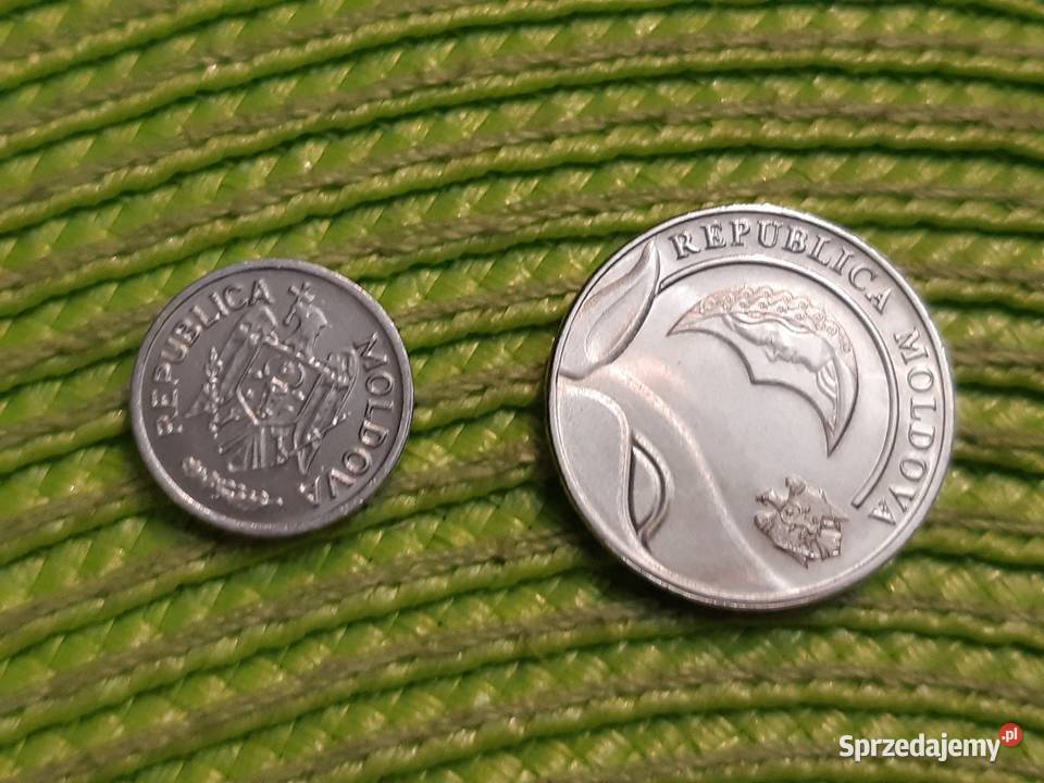 zestaw dwóch monet Mołdawii Łomża