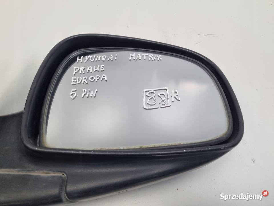 LUSTERKO Hyundai Matrix 0110r PRAWE PASAŻERA 5 Rudka