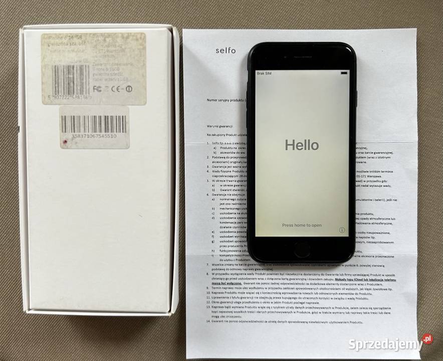 iPhone 6 16 GB kondycja baterii 100 Warszawa
