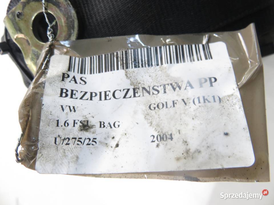 PAS PRAWY PRZEDNI VW GOLF V 1K1 602213300 osobowe sprzedam