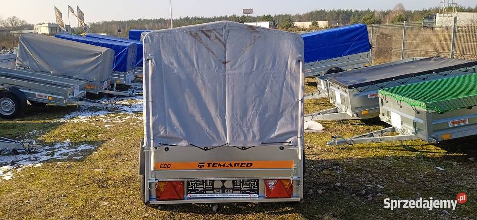 Plandeka ze stelażem do przyczepy Temared Eco Pozostałe wielkopolskie Piła