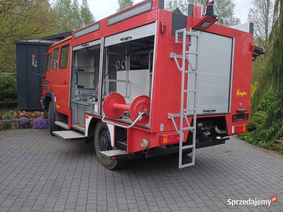 MAN 8165 4x4 Kamper straż samochod serwisowy 9 Woźniki sprzedam