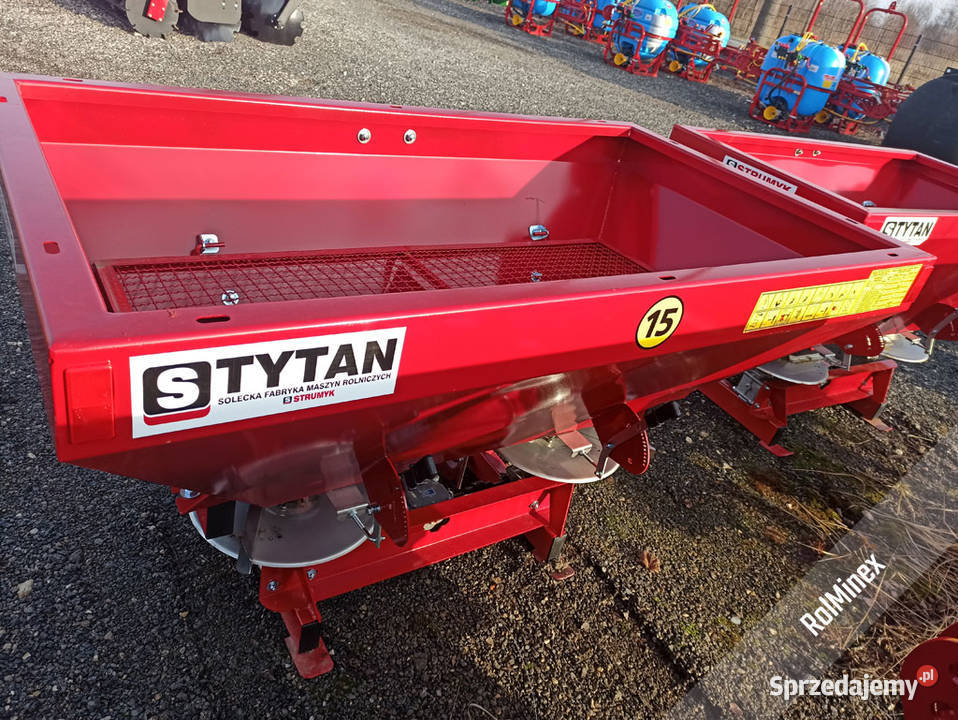 2 tarczowy Rozsiewacz do nawozów Strumyk Tytan nieuszkodzony Rozsiewacze nawozów Rypin sprzedam