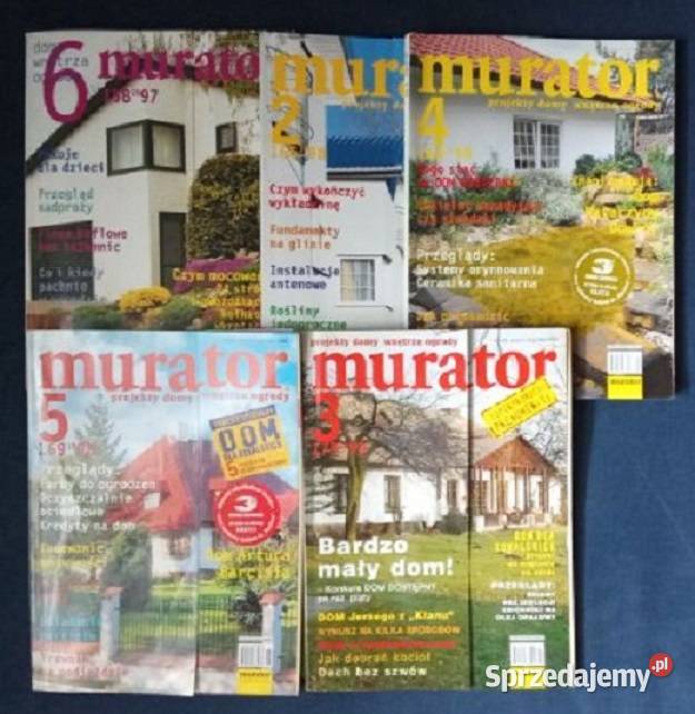Murator projekty domy wnętrzaogrody1997 1998