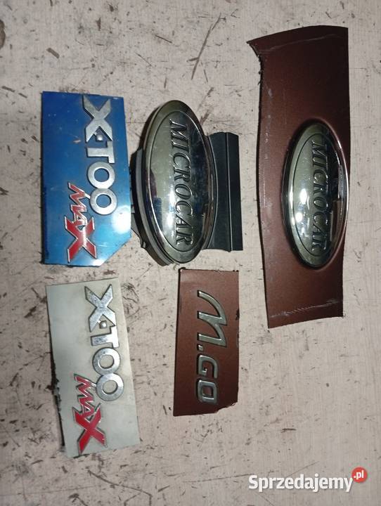 Logo emblemat znaczek microcar mgo xtoo m go x osobowe śląskie Łaziska Górne