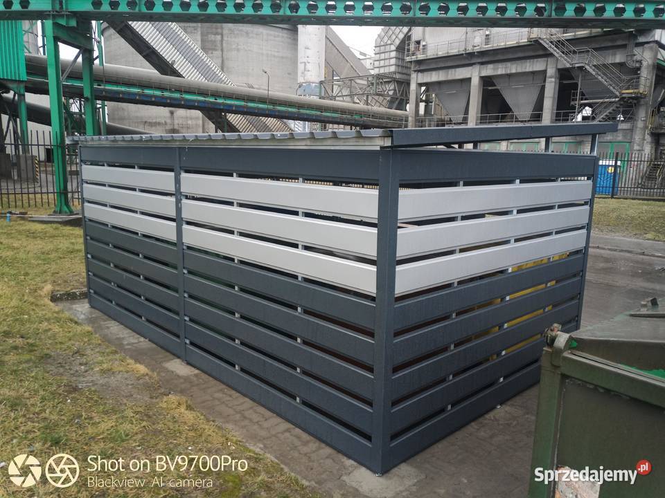 NOWOCZESNE WIATY ŚMIETNIKOWE PANELOWE Każdy Pawilony i namioty Warszawa