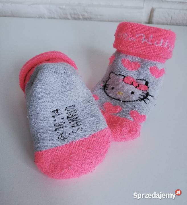 Skarpetki niemowlęce frotte Hello Kitty 015 śląskie Katowice