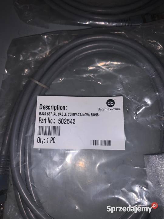Kabel DatamaxOneil Czarny 502542 mazowieckie Warszawa
