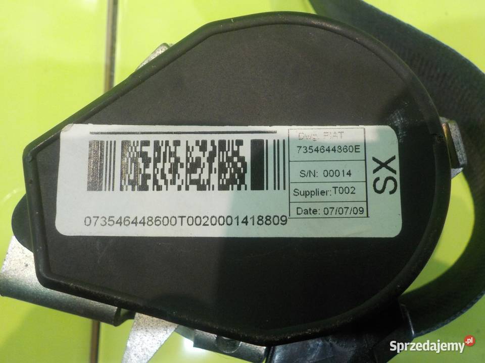 PEUGEOT BIPPER 09r VAN pas bezpieczenstwa lewy mazowieckie Suków