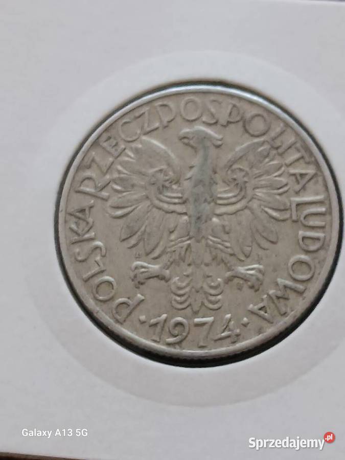 5 Złotych Rybak 1974 r 3 Numizmatyka Konin sprzedam