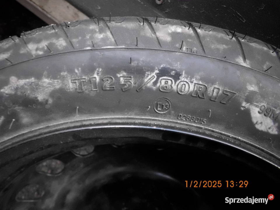 KOLO DOJAZDOWE 5X112 12580 r17 audi Elbląg