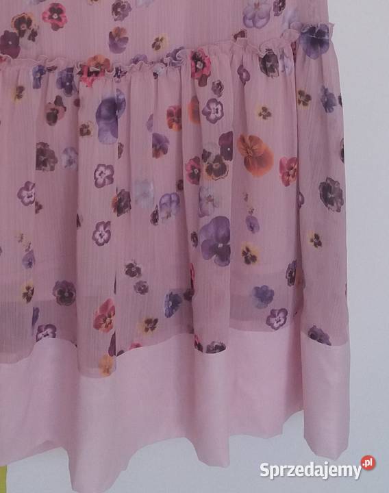 S 3638 Kolorowa sukienka z falbanką Mohito Gliwice