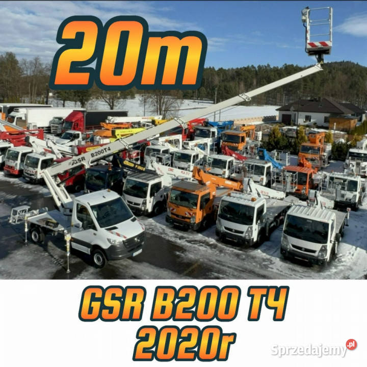 Nissan Zwyżka Podnośnik Koszowy 4X4 CABSTAR Widełki