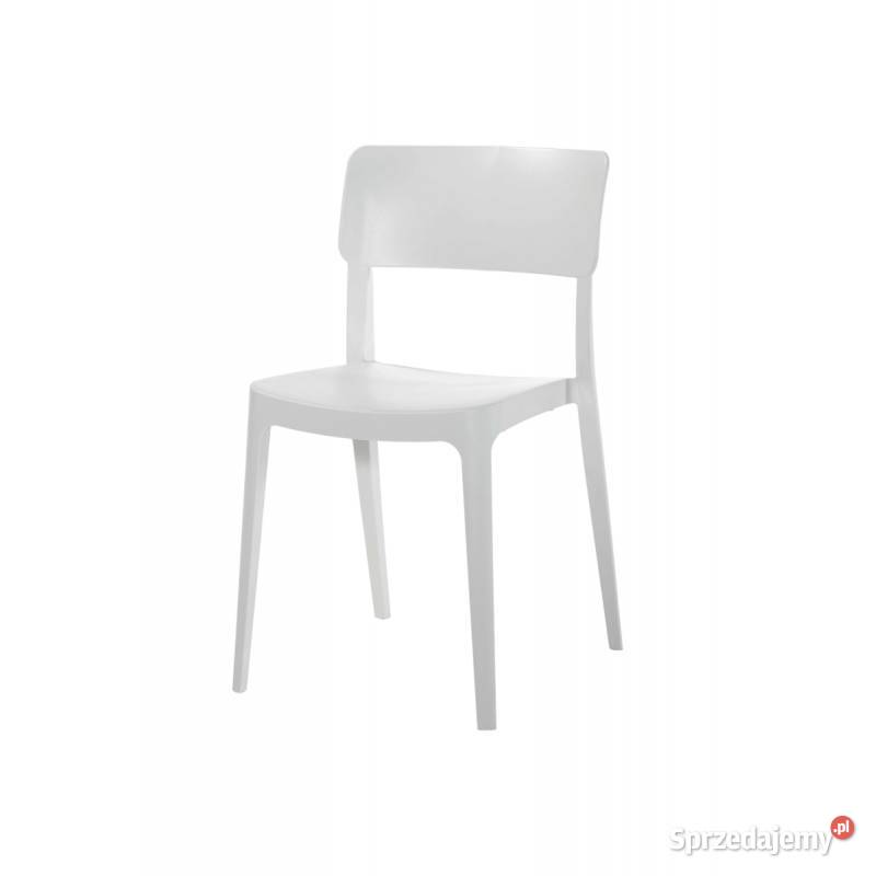 Krzesło krzesła kawiarniane, do restauracji VENTURA białe
