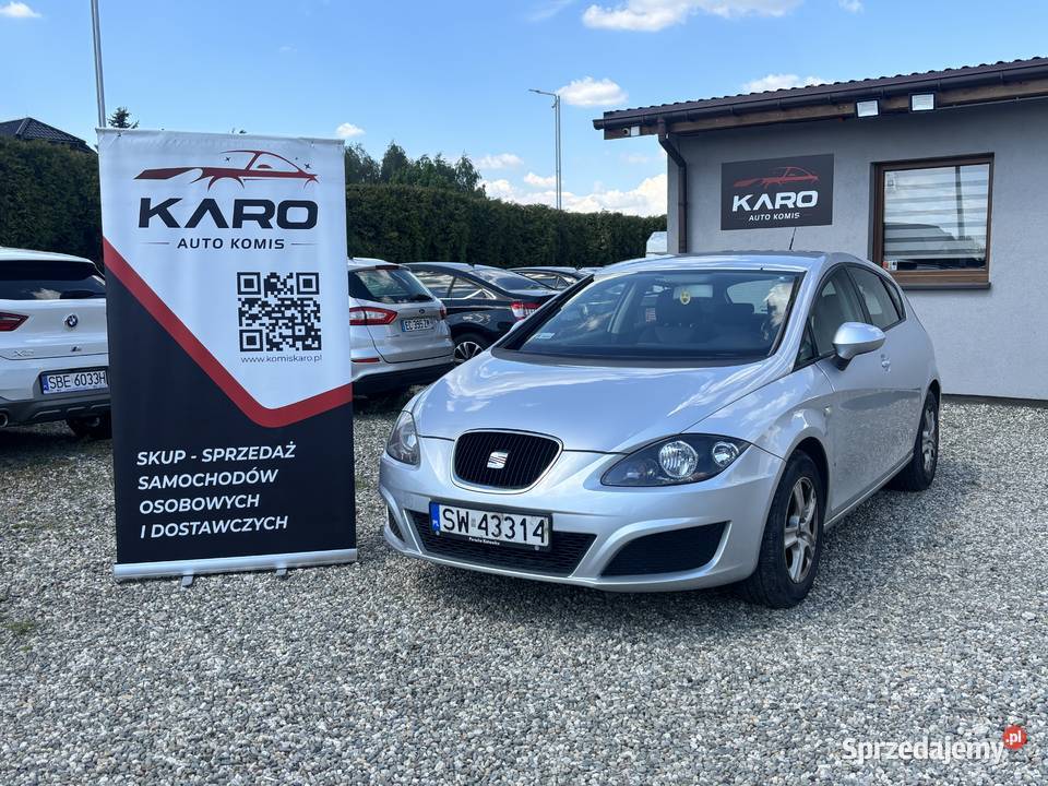 Seat Leon 2011r Krajowy srebrny Motoryzacja Paniówki