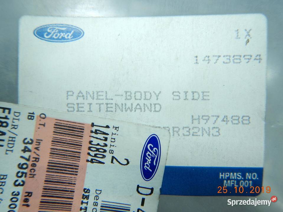 BOCZEK BAGAŻNIKA LEWY FORD C 20032010 NOWY sprzedam