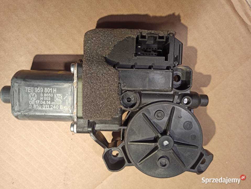 Silniczek szyby lewy przód VW T5 T6 7E0959801H wyposażenie elektryczne Części samochodowe sprzedam
