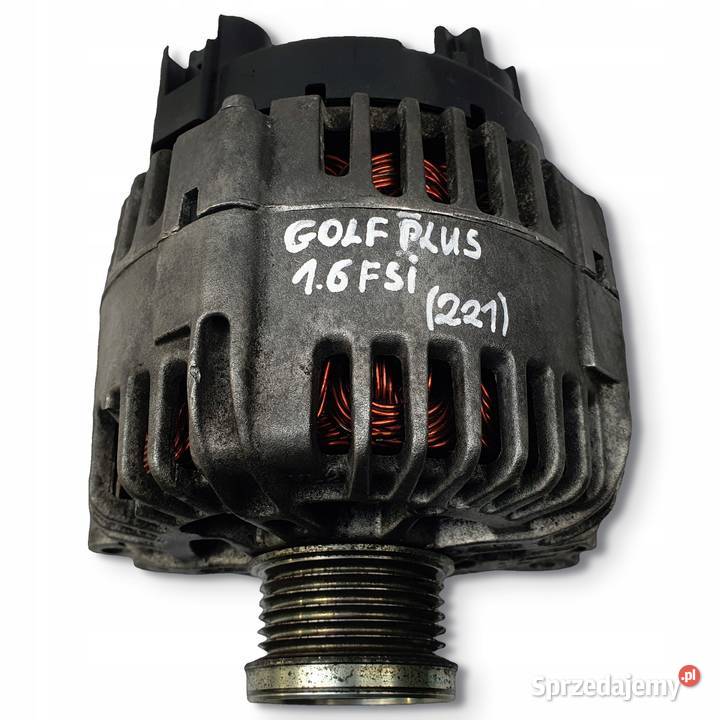 ALTERNATOR VW Golf V A3 8P 16 FSI oryginał VALEO Układ elektryczny silnika lubelskie