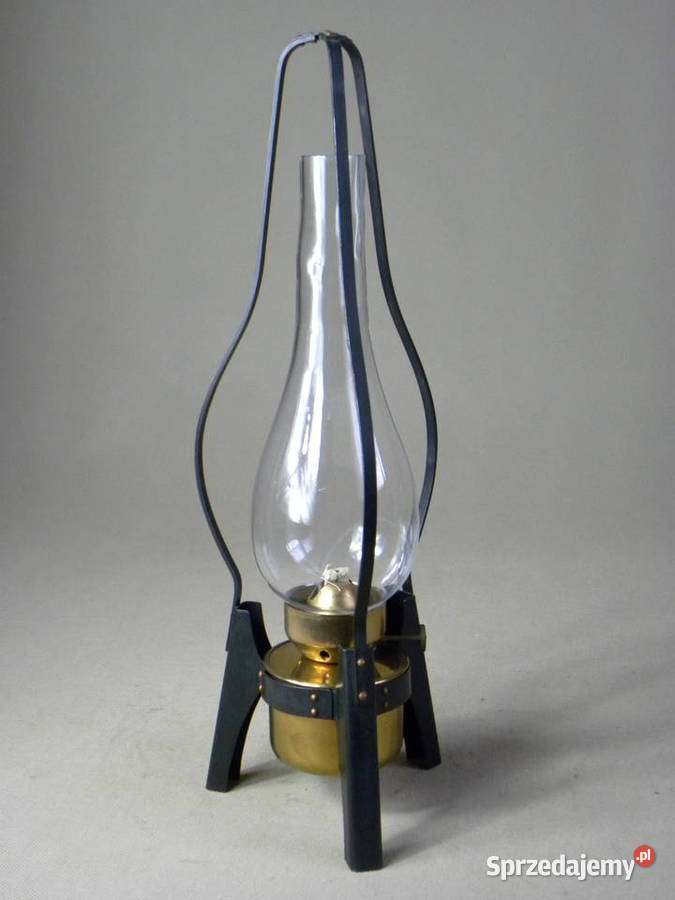 Lampa naftowa na trójnogu lampka dolnośląskie Legnica sprzedam