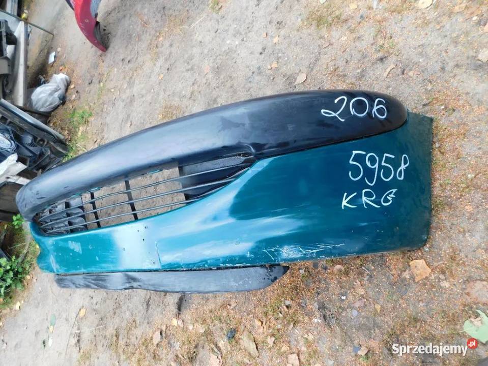 peugeot 206 zderzak kolor KRG 5958 WYSYŁKA osobowe Pozostałe