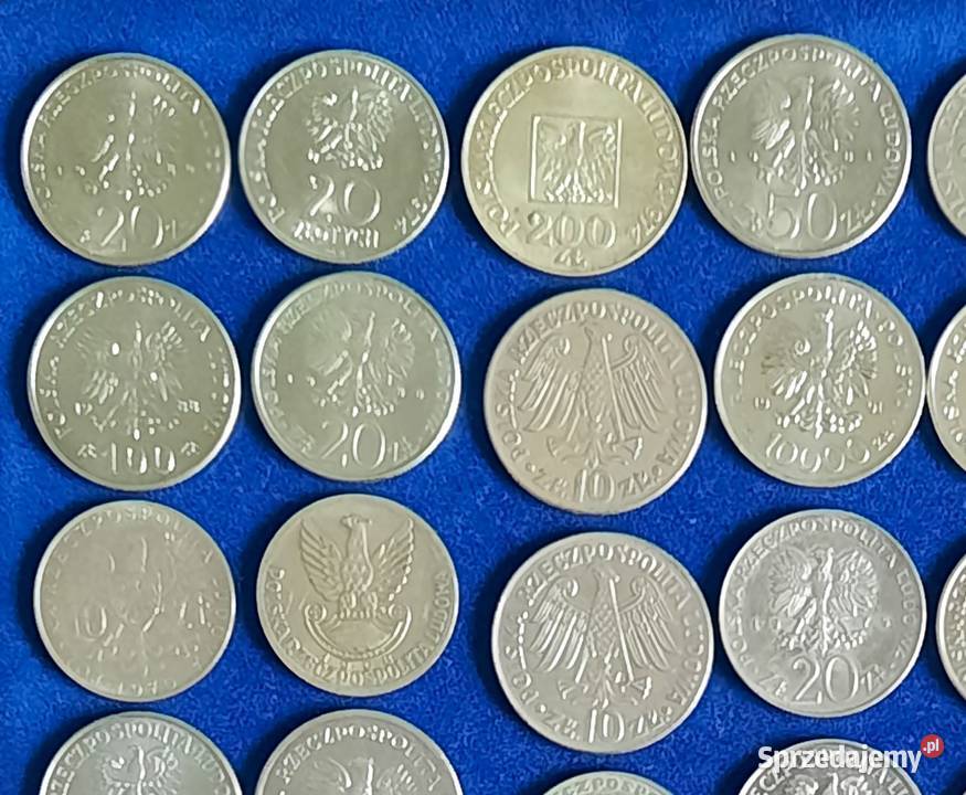 Zestaw VII Monet PRL x37 sztuki Gliwice