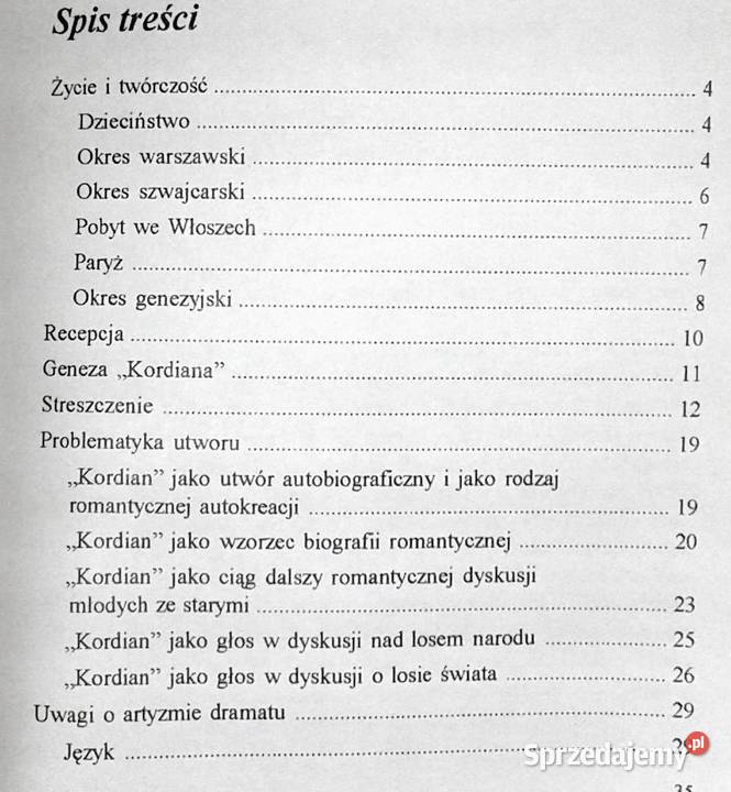 Kordian Juliusz Słowacki Irena Nowacka Rok wydania 1994 Chełm