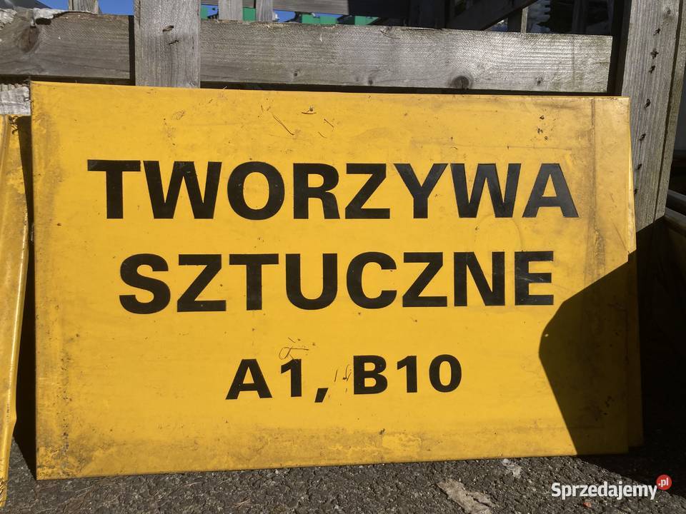 Znaki budowlane Tablice informacyjne Żółte Pozostałe Łazy