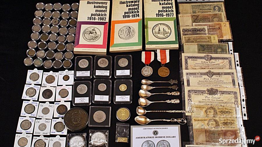 Kolekcja monet zbiór numizmatów kolekcjonera