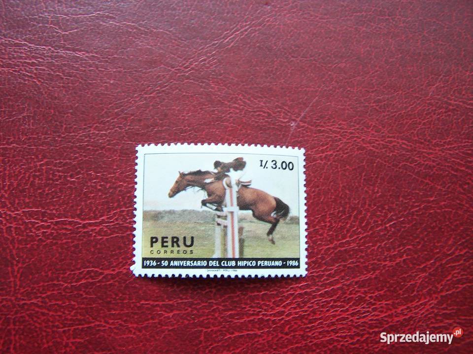 Peru 1987 MNH Mi 1353 Sport Jeździectwo śląskie Tychy sprzedam