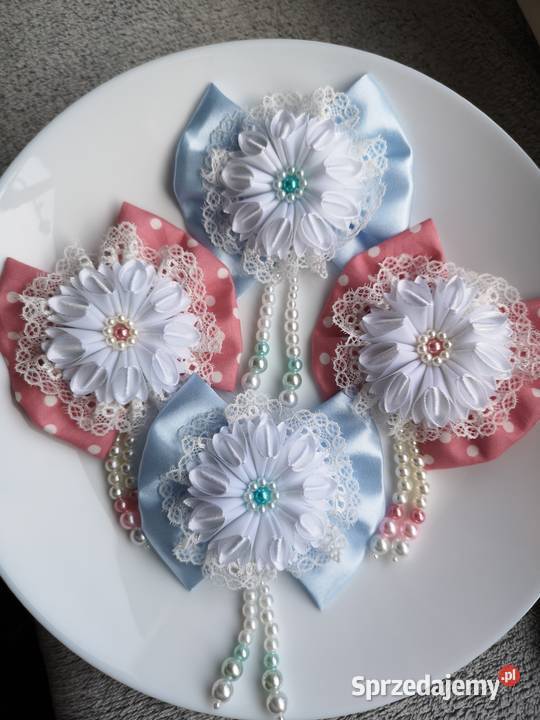 Spinkikokardki na uroczystości 2 Handmade Otrębusy