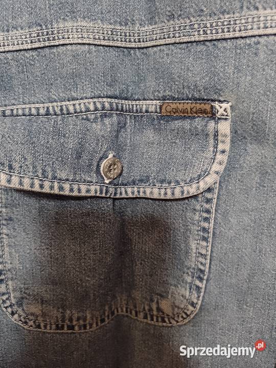 XL Calvin KleinDżinsowa męska koszula koszula sprzedam