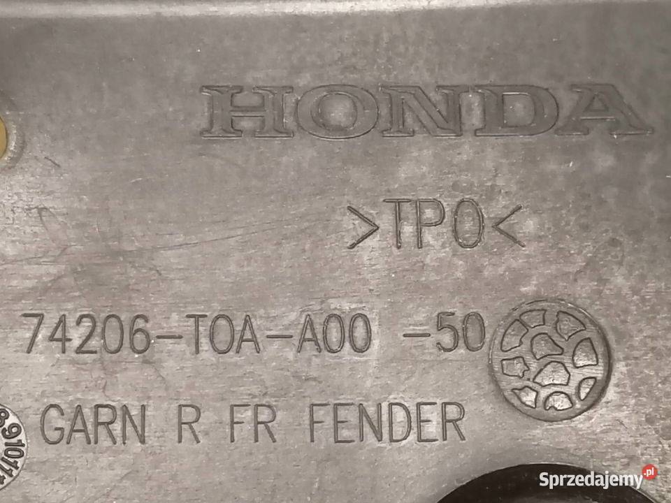 HONDA CRV IV OSŁONA BŁOTNIKA PRAWA 74206T0AA00 Pleszew