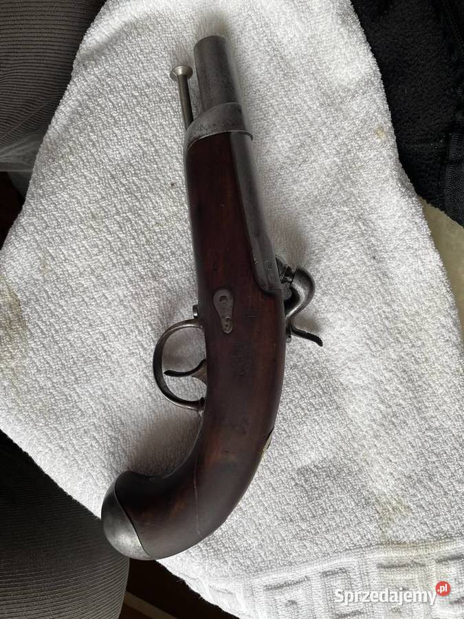 Pistolet żandarmeria francuski mod 1842 Czaplinek sprzedam