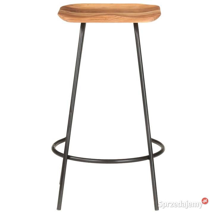 vidaXL Stołki barowe 2 lite drewno akacjowe Warszawa