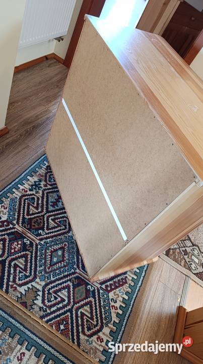 Drewniana szafka narożna 80cm Komody Ząb