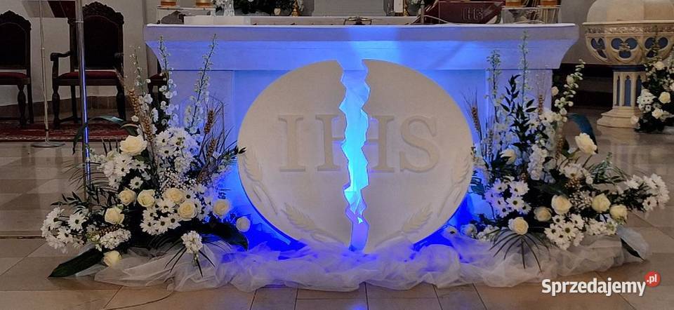 Hostia przełamana 95 kłosy dekoracja Pierwsza