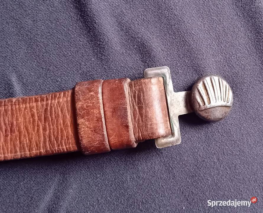 Oryginalny skórzany pas zuchowski ZHP z okresu