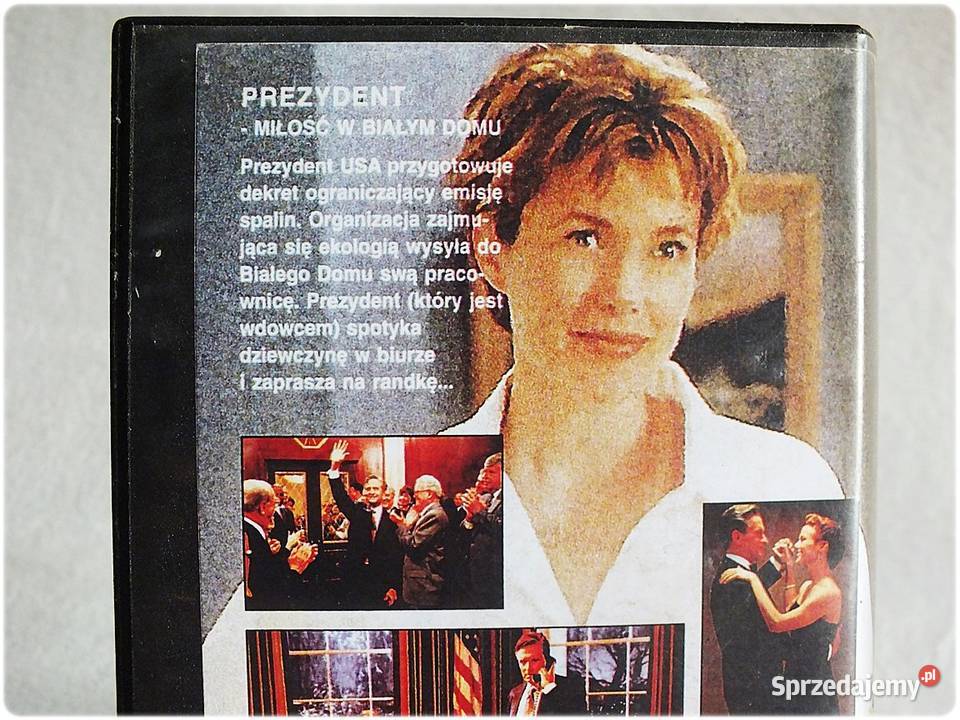 Kaseta VHS PREZYDENT Miłość w Białym Domu Film