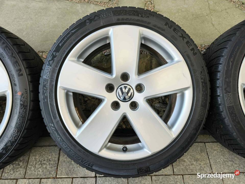 Alufelgi 17 5x112 opony 22545R17 VW Audi Seat Brzozów