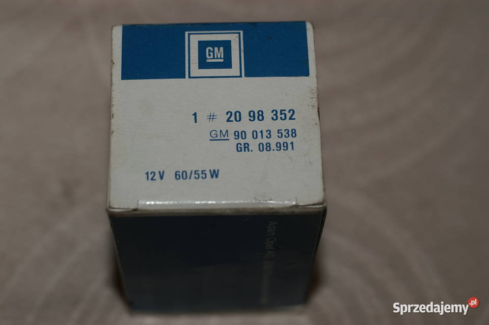 Żarówka H4 12V 6055W General Motors oryginal Konin