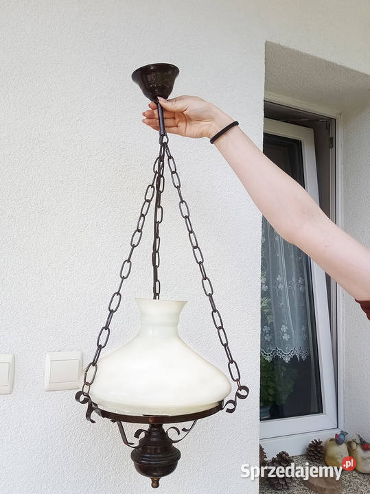 Ozdobna lampa wisząca retro żyrandol dolnośląskie
