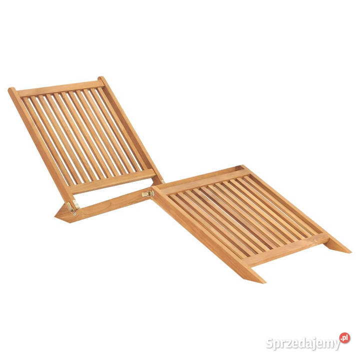 Leżak lite drewno tekowe WM316152 Warszawa sprzedam